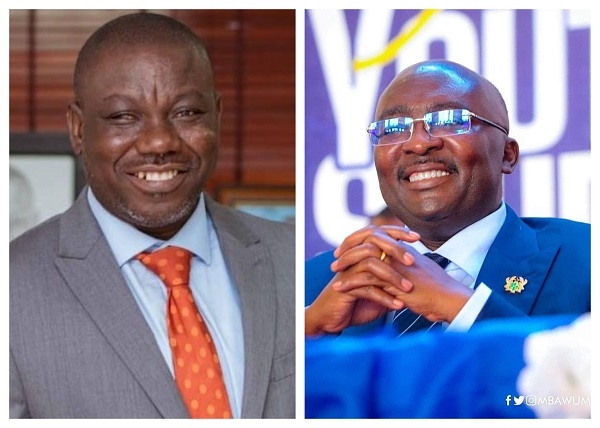 Isaac Adongo, MP for Bolga Central and Vice President, Dr Mahamudu Bawumia