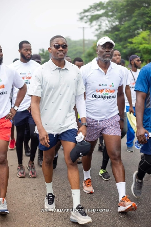 The Okuapehene expressed his delight at the numbers that turned up for the Health exercise