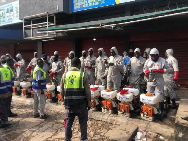 The exercise aimed to tackle growing sanitation challenges in the business enclave