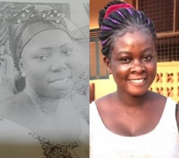 The late Vida Ennin (right) and the main suspect of her murder, Mary Akosua Agyemang, (left)