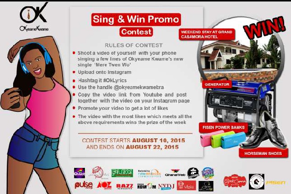 Okyeame Kwame sing n win promo