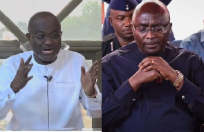 Vice President Mahamudu Bawumia and Kennedy Agyapong