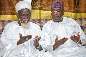 Sheikh Osman Nuhu Sharubutu and Vice President Dr. Mahamudu Bawumia