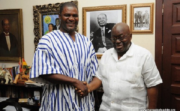 William Hor with President Akufo-Addo