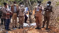 Malawi's Security Minister visits Mtangatanga forest where villagers  discovered a mass grave
