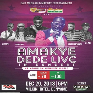 Artistes billed for the night