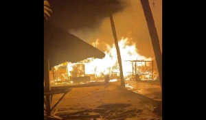 The fire has destroyed properties worth thousands of cedis
