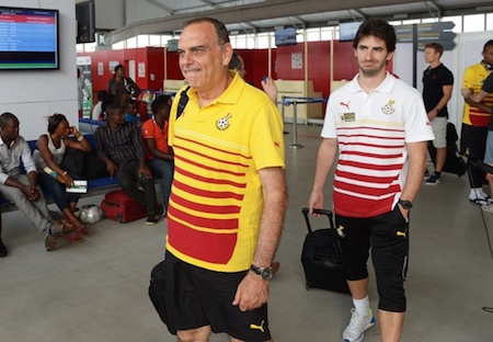 Avram Grant and Gerard Nus