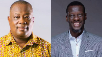 Zapp Mallet (L) is disappointed that Lord Kenya (R) disowned hiplife songs they created