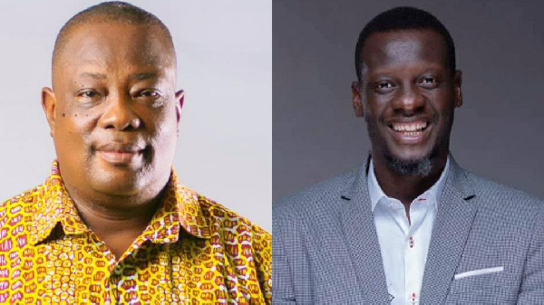 Zapp Mallet (L) is disappointed that Lord Kenya (R) disowned hiplife songs they created