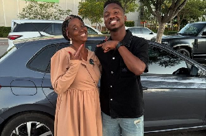 Cassius Mailula and his mother who died on Mother's Day