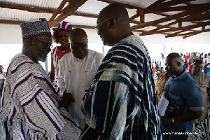 Akufo Addo, Bawumia With The Bawku Naba