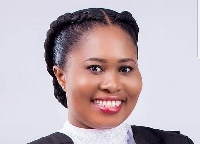 Beatrice Annangfio, member of NDC communications team