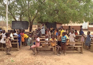 File photo: The children have been learning under trees for the past ten years