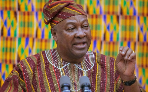 John Dramani Mahama is the President of Ghana