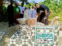 Yusif Meizongo at the project site