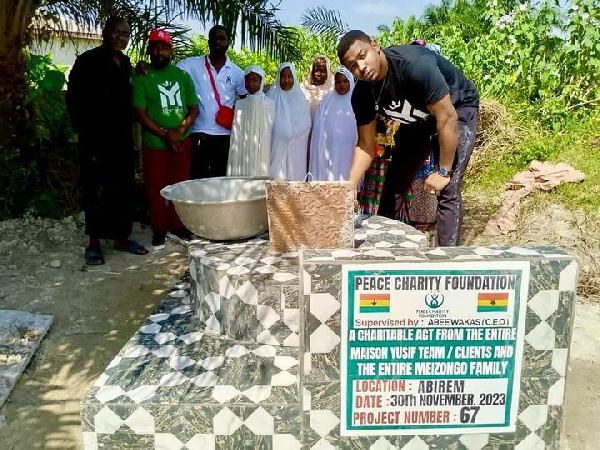 Yusif Meizongo at the project site