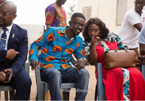 Nana Appiah Mensah with Catherine Abelema Afeku, Minister of Tourism, Arts and Culture