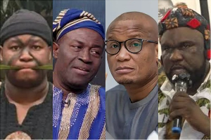 Some contestants in the New Patriotic Party’s national executive election held in Kumasi.