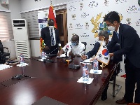 Ghana has sihned an FA with the government of the  Republic of Korea