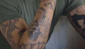 File photo of a man with a tattoo