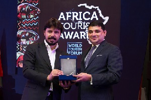 Bulut Bagci, President of Executive Board of World Tourism Forum with General Manager, Manish Nambia