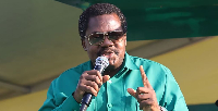 Tanzania's Vice President Emmanuel Nchimbi delivers his speech during a campaign rally in Dodoma