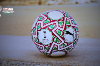 A photo of the official match ball of 2025 AFCON