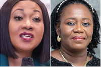 Mustapha Gbande predicted that EC boss Jean Mensa (L) and Justice Torkornoo (R) would be removed