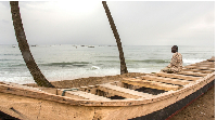 Wooden fishing boats are often used by migrants leaving SenegaL