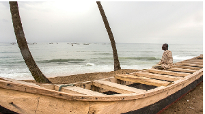 Wooden fishing boats are often used by migrants leaving SenegaL