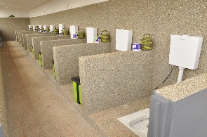 The 10 Seater WC Toilet Facility Constructed By Vivo Energy Ghana And Its Retailers For Ahinsan Pris