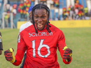 Solomon Agbasi was Dreams FC's shot-stopper