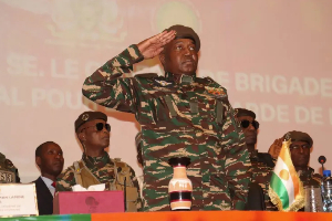 The head of Niger's military regime, General Abdourahamane Tiani