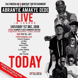 Amakye Dede marks 45 years of his career with show in London