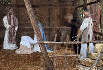 Ghanaian cleverly tries to outwit Italian police by blending in as statue at nativity display
