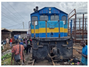 A passenger train travelling from Tema to Accra derailed at Avenor