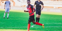 Francis Narh scored twice for his club side