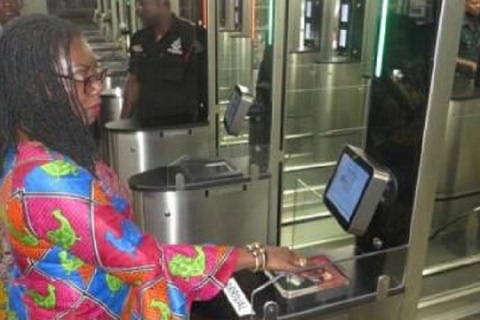 The seven biometric e-Gates were installed as part of the process to lessen the hustle of travelling