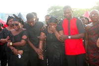 Late KABA's wife Valentina pays her last respects to her husband