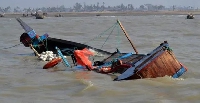 File photo of a capsized canoe