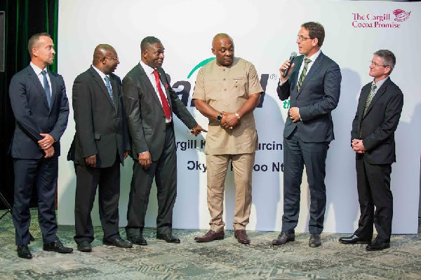 Carlos Kingsley Ahenkorah was at the launch of the Cargill's new Licensed Buying Company