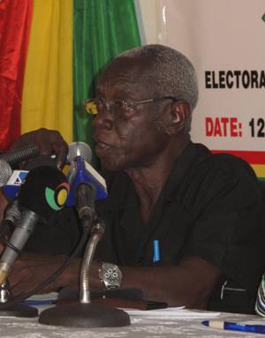 Dr Kwadwo Afari Gyan, Former EC boss