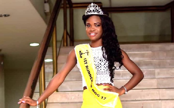 Harriet Lamptey, 1st runner up of Miss Galaxy Ghana 2017