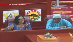 EC Chair, Charlotte Osei appears before Parliament to answer questions over fees charged Journalists