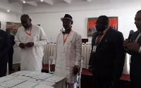 Chief Nathaniel Ebo Nsarko and Samuel Adimado sign MoU with ACRAM