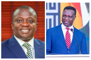 Dr Bryan Acheampong (L) and Dr Yaw Osei Adutwum (R)