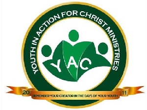 'Youth in Action For Christ' logo.