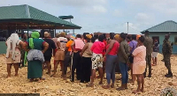 Photo of some rescued victims