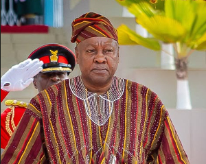 John Dramani Mahama is the president of Ghana